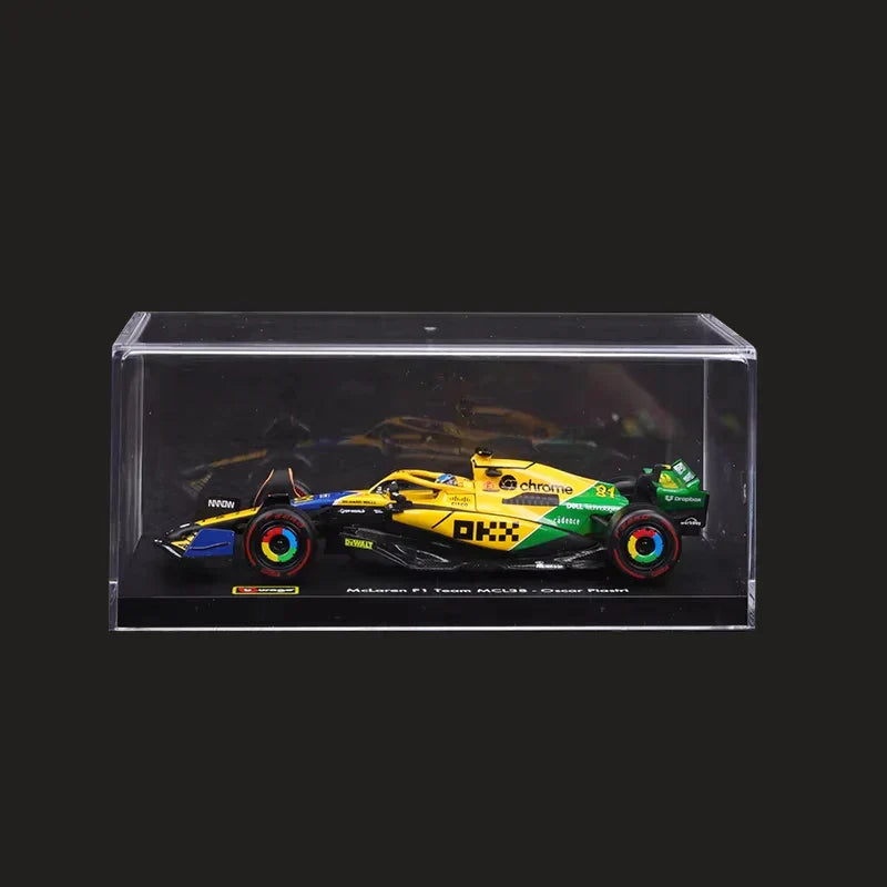 Miniatura 1:43 Mclaren MCL38 Senna Tribute (2024) - 13cm
