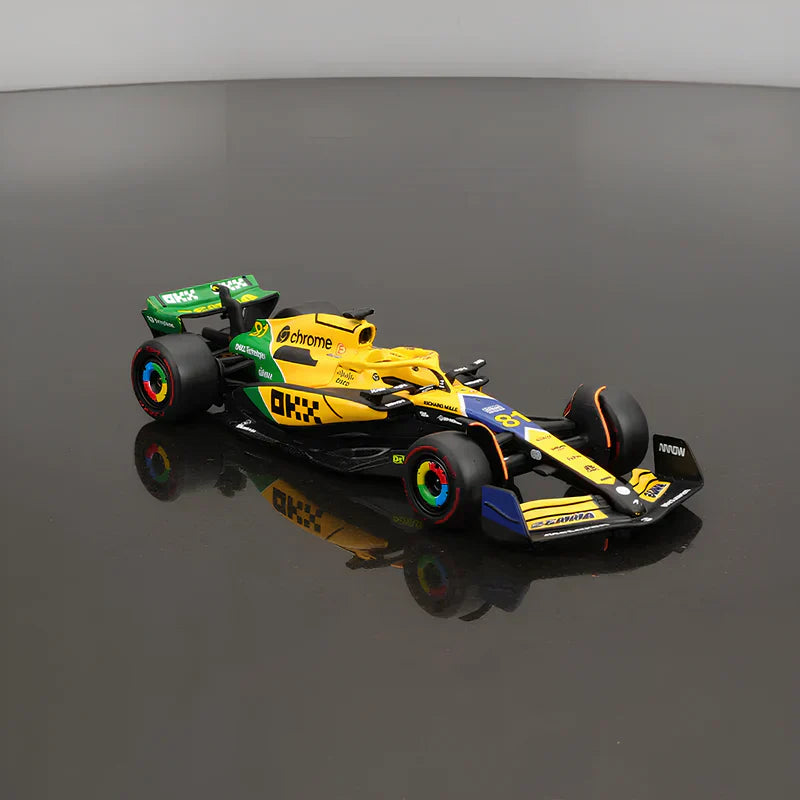 Miniatura 1:43 Mclaren MCL38 Senna Tribute (2024) - 13cm